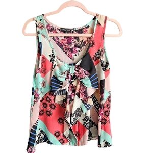 Living Doll Womens Blouse Tank Top Sz Small
